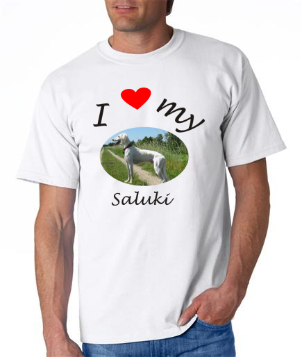 Dogs - Saluki Picture on a Mens Shirt